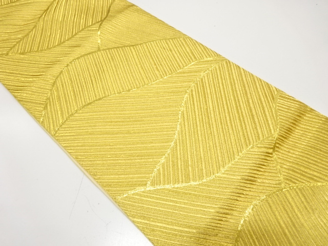 山並に斜め縞模様織り出し　全通袋帯